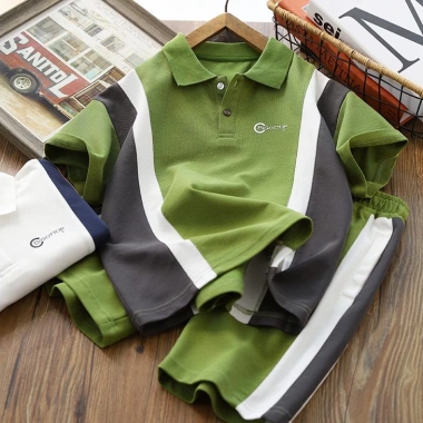 Bộ quần áo phối màu POLO NAM - Set đi chơi, học, mặc nhà, size 14-50kg, giảm 168k 2 Bộ quần áo phối màu POLO NAM - Set đi chơi, học, mặc nhà, size 14-50kg, giảm 168k 2