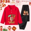 Bộ Quần Áo Polo Dài Tay Tết Bính Ngọ 2.026 cho Bé Trai & Bé Gái - CIUCIU KID - Giá 207.000 VND 6