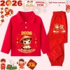Bộ Quần Áo Polo Dài Tay Tết Bính Ngọ 2.026 cho Bé Trai & Bé Gái - CIUCIU KID giảm giá 10