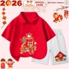 Bộ Quần Áo Polo Tết 2.026 CIUCIU KID cho Bé Trai & Bé Gái – Cotton mát, thấm hút, giá 176k