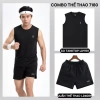 Bộ quần áo thể thao nam co giãn LADOS-7.147 áo tanktop và quần thun 3 lỗ tập gym chạy bộ, giảm còn 199.000₫