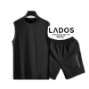 Bộ quần áo thể thao nam LADOS-7.002 cotton co giãn - Áo tanktop và quần thun, phù hợp tập gym chạy bộ, giảm giá 222k 7