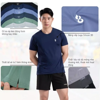 Bộ quần áo thể thao nam LADOS 7.005 - thoáng mát, co giãn, năng động, giá 190.000đ 3 Bộ quần áo thể thao nam LADOS 7.005 - thoáng mát, co giãn, năng động, giá 190.000đ 3