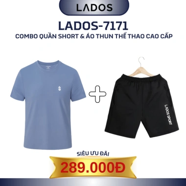 Bộ quần áo thể thao nam LADOS-7.171 vải thun lạnh, cao cấp, chạy bộ, tập gym, mặc nhà