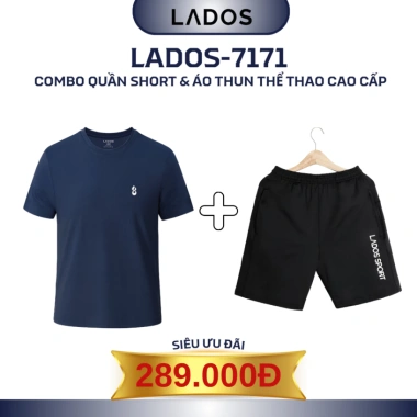 Bộ quần áo thể thao nam LADOS-7.171 vải thun lạnh, cao cấp, chạy bộ, tập gym, mặc nhà