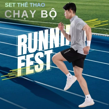 Bộ quần áo thể thao nam LADOS 7.173 vải co giãn tập gym chạy bộ - Giá ưu đãi 239k