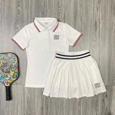 Bộ quần áo thể thao nữ cao cấp, váy áo tập Pickleball Golf Tennis Cầu lông, 334.940 VND 12
