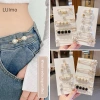Bộ Quần Áo Thổ Cẩm Nữ Điều Chỉnh Eo Ngọc Trai Áo Len Đầm Trâm Cài Huy Hiệu DIY SBS