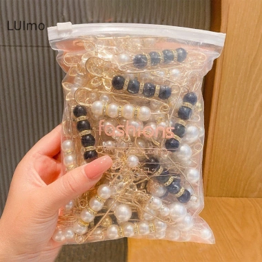 Bộ Quần Áo Thổ Cẩm Nữ Điều Chỉnh Eo Ngọc Trai Áo Len Đầm Trâm Cài Huy Hiệu DIY SBS 6