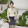 Bộ quần áo thời trang bé gái retro dân tộc vàng thanh lịch, chỉ 434.549đ 2