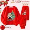 Bộ quần áo thu đông Nỉ Da Cá Labubu Noel cho bé trai & bé gái vải co dãn ấm