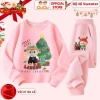 Bộ quần áo thu đông Nỉ Da Cá Labubu Noel cho bé trai & bé gái vải co dãn ấm 7