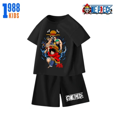 Bộ quần áo thun cotton mùa hè cho bé trai Anime One Piece – Cộc mát, in sắc nét, Mã 04, giảm còn 169k 8 Bộ quần áo thun cotton mùa hè cho bé trai Anime One Piece – Cộc mát, in sắc nét, Mã 04, giảm còn 169k 8