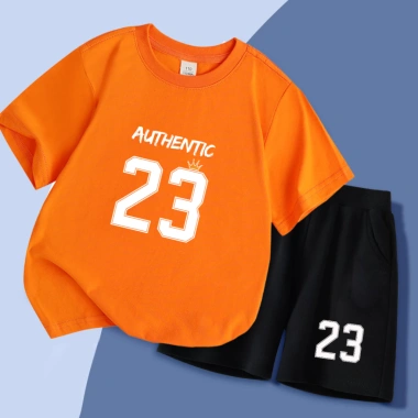 Bộ quần áo thun in số 23 cho bé trai và bé gái - Cotton 15-42kg, mã BTE23, giá chỉ 179.000₫ 9