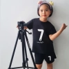 Bộ quần áo thun in The Queen cho bé gái 15-38kg, cotton thoáng mát, giảm còn 169k 2