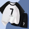 Bộ quần áo thun in The Queen cho bé gái 15-38kg, cotton thoáng mát, giảm còn 169k 6