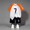 Bộ quần áo thun in The Queen cho bé gái 15-38kg, cotton thoáng mát, giảm còn 169k 7