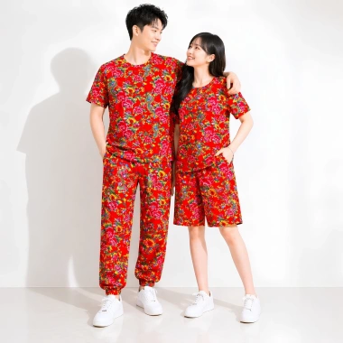 Bộ Quần Áo Unisex Hoa Công Bigsze 33-123kg, Họa Tiết Sắc Nét, Thích Hợp Đi Biển, Hội Nhóm Gia Đình - 59.000đ