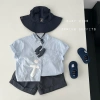 Bộ quần short áo sơ mi rộng cho bé 1-5Y - Hai mảnh mát mẻ mùa hè, giảm giá 266k 2