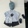 Bộ quần short áo sơ mi rộng cho bé 1-5Y - Hai mảnh mát mẻ mùa hè, giảm giá 266k 3