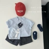 Bộ quần short áo sơ mi rộng cho bé 1-5Y - Hai mảnh mát mẻ mùa hè, giảm giá 266k 4