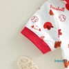 Bộ quần short trẻ em Aqua áo sơ mi ngắn tay bóng chày golf 2 mảnh mùa hè 7