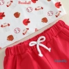 Bộ quần short trẻ em Aqua áo sơ mi ngắn tay bóng chày golf 2 mảnh mùa hè 8