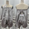 Bộ quây LỬNG spa Phi Lụa mềm mại, thoáng mát, giảm giá 30k - Giá gốc 36.3k 4