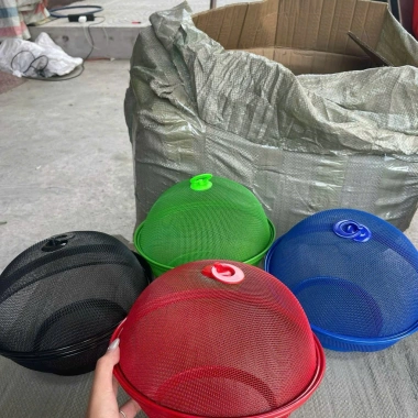 Bộ Rổ Củ Quả + Lồng Bàn Thép Phủ - Giỏ Đựng Rau Củ Trái Cây Nắp Mini - Giá 61.360₫ 3