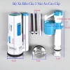 Bộ Ruột Xả Bồn Cầu 2 Nút Nhấn cho Bệt Hai Khối Liền Khối TOTO INAX VIGLACERA Giá Ưu Đãi 59.000 7