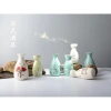 Bộ rượu gốm Nhật Bản RMAV Sake, bình trắng, chai đơn, bình ấm và vang, chỉ 175k 8