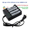 Bộ sạc 4 pin Lithium 18.650 3.7V - Tự động ngắt, báo pin đầy, giá ưu đãi 125k 4