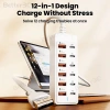 Bộ sạc 66W 12 trong 1: 6 USB và 6 Type‑C Docking Station, USB Hub mở rộng, cho điện thoại, văn phòng, nhà 137.300₫ 3