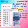 Bộ sạc AA 2A/AAA 3A 8 đèn Doublepow DP‑K18 tự ngắt, đèn báo thông minh cho micro, đồ chơi – chỉ 43.000₫