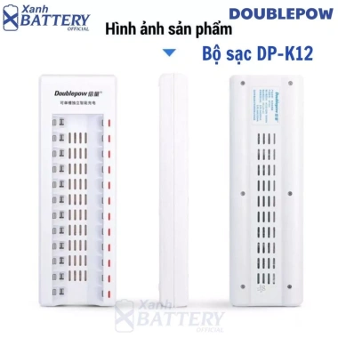 Bộ sạc AA/AAA DP-K12 12 khe tự ngắt, báo đèn khi đầy - Doublepow chính hãng 7 Bộ sạc AA/AAA DP-K12 12 khe tự ngắt, báo đèn khi đầy - Doublepow chính hãng 7