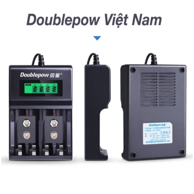 Bộ sạc AA/AAA/9V tự ngắt Doublepow UK95 - Pin AA 3.000mAh, sạc micro không dây, đồ chơi điện tử, chuột không dây, giá 129.000 VND