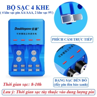 Bộ sạc AA/AAA/9V tự ngắt UK95 – Pin 9V 280/360mAh, sạc không dây, đồ chơi điện tử, chuột không dây – 136.000₫ 9
