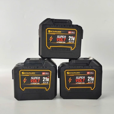 Bộ sạc bàn to 3 pin 20 cell Starker kèm sạc, tương thích máy khoan, máy xiết bulong 2.025, điện áp ổn định, sạc nhanh, độ bền cao - Giá 258.000 VND