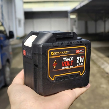 Bộ sạc bàn to 3 pin 20 cell Starker kèm sạc, tương thích máy khoan, máy xiết bulong 2.025, điện áp ổn định, sạc nhanh, độ bền cao - Giá 258.000 VND 7 Bộ sạc bàn to 3 pin 20 cell Starker kèm sạc, tương thích máy khoan, máy xiết bulong 2.025, điện áp ổn định, sạc nhanh, độ bền cao - Giá 258.000 VND 7
