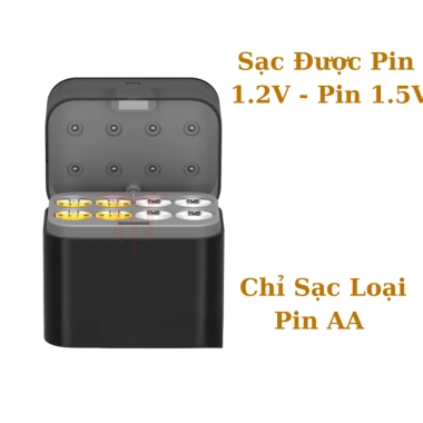 Bộ sạc Beston M7.038 1.2V/1.5V, cổng Type-C, đèn báo sạc - Chỉ 189.000 VNĐ 4