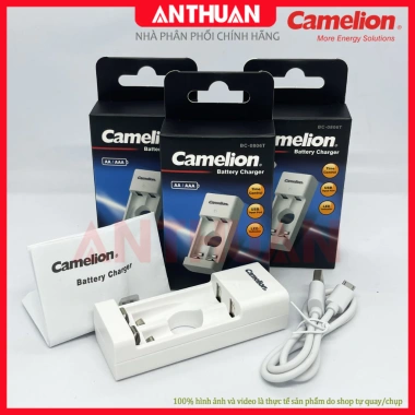 Bộ sạc Camelion BC-806T sạc đôi hẹn giờ tự ngắt Pin AA/AAA, thiết kế nhỏ gọn, USB tiện dụng, giá 99.000đ