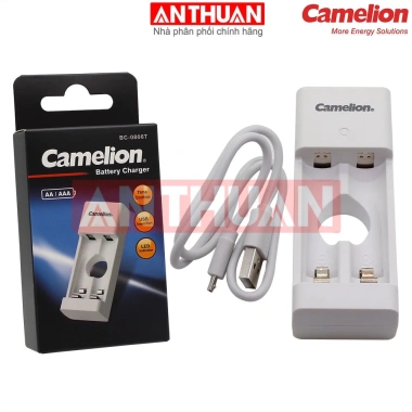 Bộ sạc Camelion BC-806T sạc đôi hẹn giờ tự ngắt Pin AA/AAA, thiết kế nhỏ gọn, USB tiện dụng, giá 99.000đ