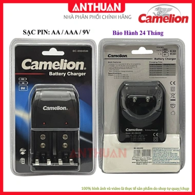 Bộ sạc đa năng Camelion BC-904SM sạc Pin AA/AAA/9V - Chính hãng, bảo hành 24 tháng