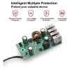Bộ sạc DC di động USB 4 cổng 12V/24V sang 5V kẹp pin cho điện thoại và máy tính bảng - Giá ưu đãi 176.000 VND 3