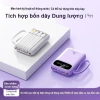 Bộ sạc di động 20.000 mAh + 4 cáp sạc nhanh, siêu nhanh, giá 115.800 VND 5