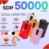 Bộ sạc điện thoại Container 50.000mAh + 20.000mAh, cáp sạc nhanh 4 dây, tặng cáp, giá chỉ 300.000đ