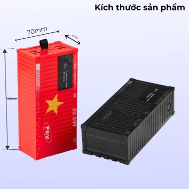 Bộ sạc điện thoại Container 50.000mAh + 20.000mAh, cáp sạc nhanh 4 dây, tặng cáp, giá chỉ 300.000đ 3