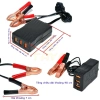 Bộ sạc điện thoại di động ắc quy xe máy 12V/24V, xe tải thủy tới 5V USB sạc nhanh, giá ưu đãi 40.740đ
