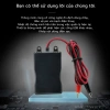 Bộ sạc điện thoại di động ắc quy xe máy 12V/24V, xe tải thủy tới 5V USB sạc nhanh, giá ưu đãi 40.740đ 6