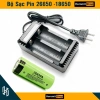 Bộ sạc đôi pin 3.7V cho 26.650 và 18.650 – Đèn báo, giảm giá chỉ 58.000đ